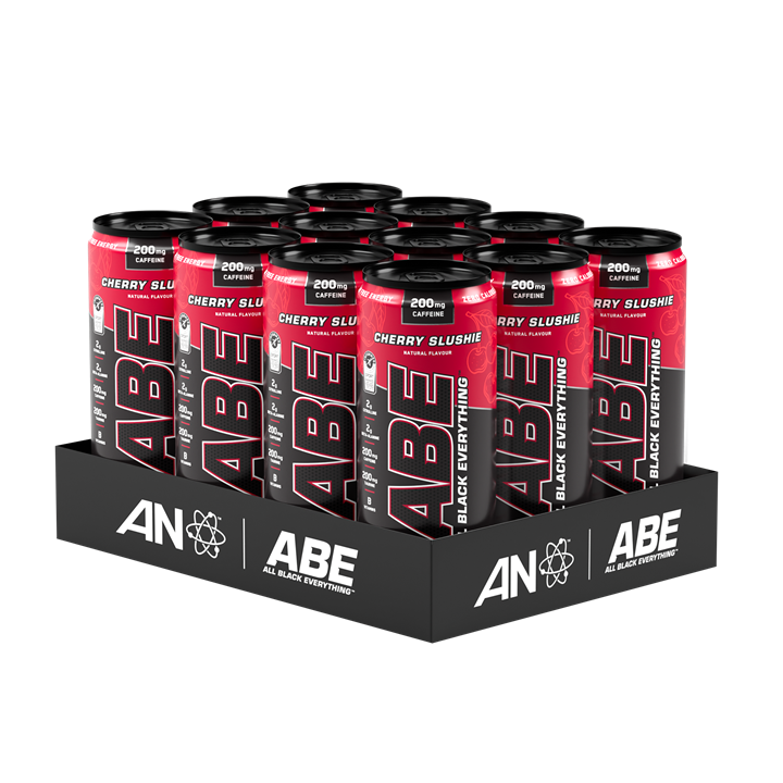 Applied Nutrition ABE (All Black Everything) Carbonated Can 12x330ml - Cloudy Lemonade