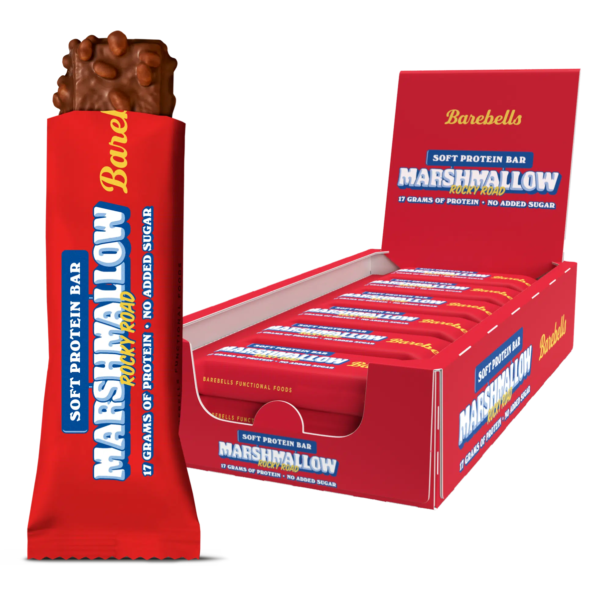 Barebells Soft Protein Bar 12x55g - Marshmallow Rocky Road