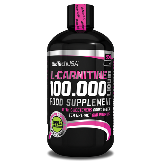 BioTech USA L-Carnitine 100.000 Liquid 500ml - Apple