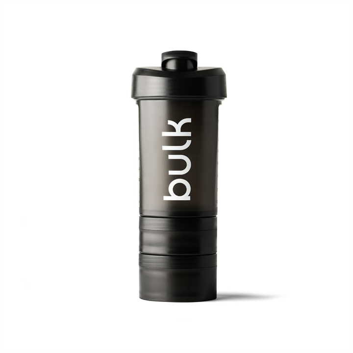 Bulk Storage Shaker Bottle 500ml - Black
