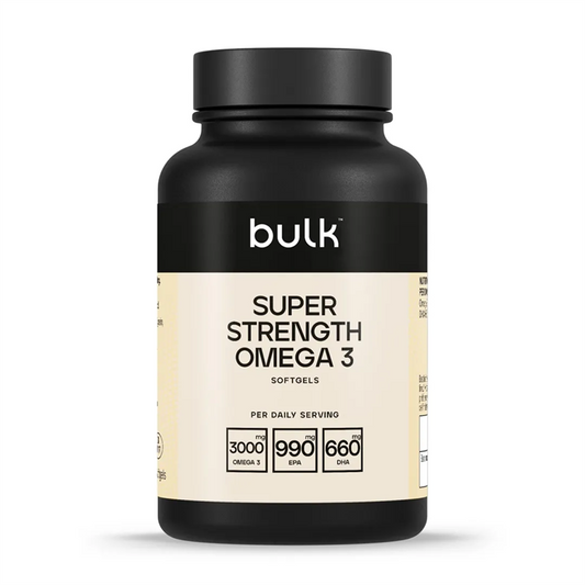Bulk Super Strength Omega 3 1000mg 90 Softgels