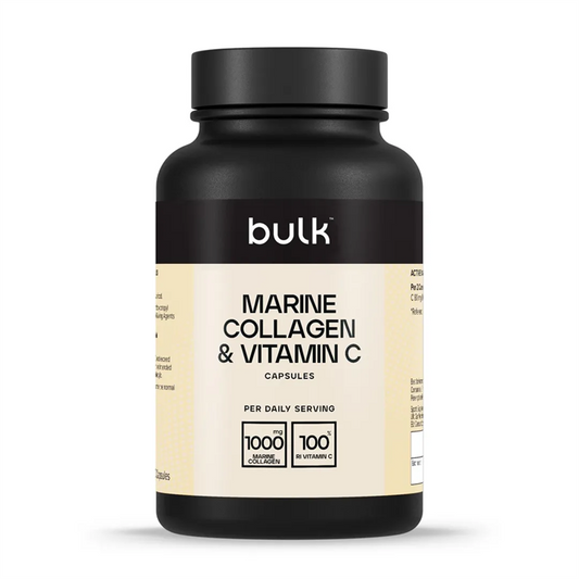 Bulk Marine Collagen & Vitamin C 500mg 180 Caps