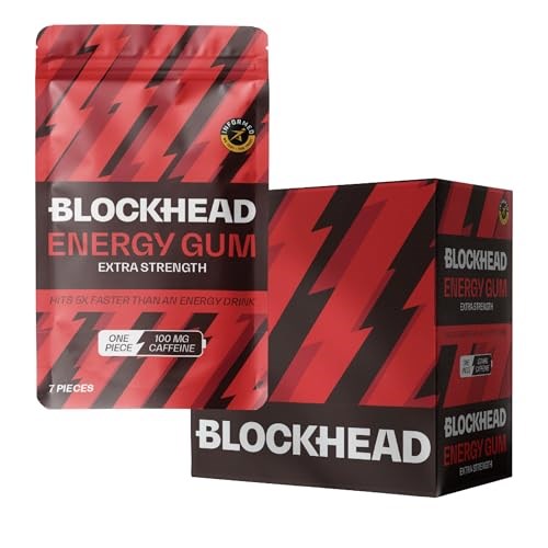 Blockhead Energy Gum Extra Strength 12x16.45 - Mint