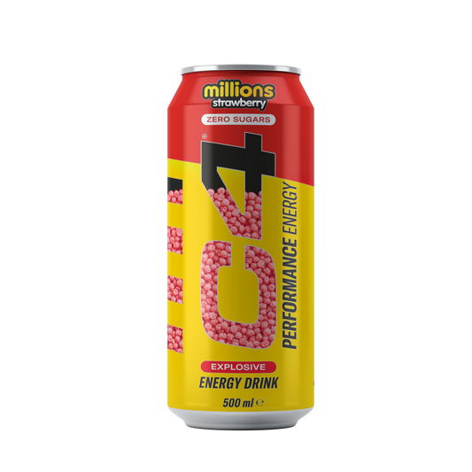 Cellucor C4 Performance Energy Carbonated RTD 12x500ml - Millions Strawberry