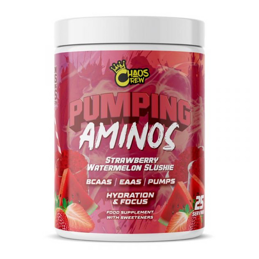 Chaos Crew Pumping Aminos 2.0 325g - Strawberry Watermelon
