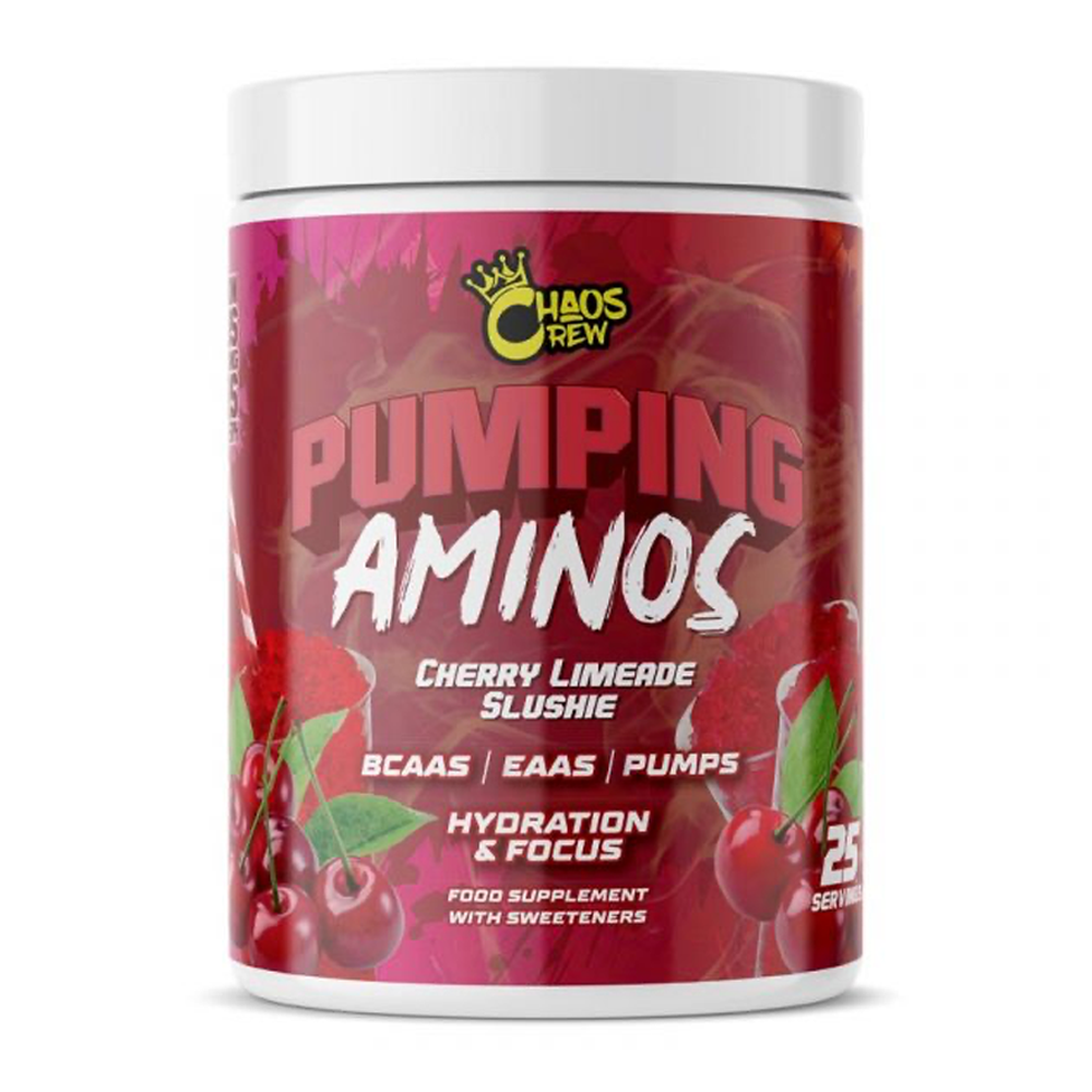 Chaos Crew Pumping Aminos 2.0 325g - Cherry Limeade Slushie
