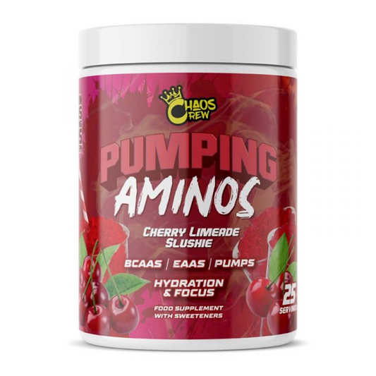 Chaos Crew Pumping Aminos 2.0 325g - Cherry Limeade Slushie