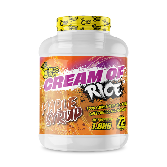 Chaos Crew Cream of Rice 1.8kg - Maple Syrup