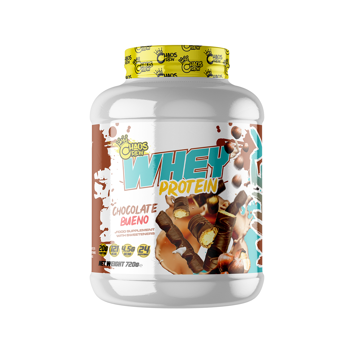 Chaos Crew Whey Protein 720g - Chocolate Bueno