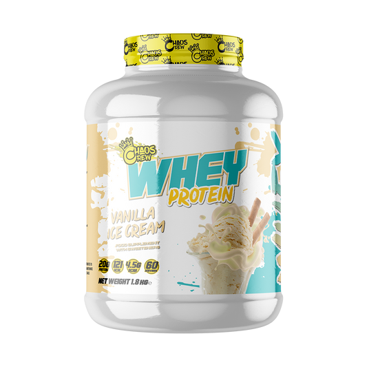 Chaos Crew Whey Protein 1.8kg - Vanilla Ice Cream