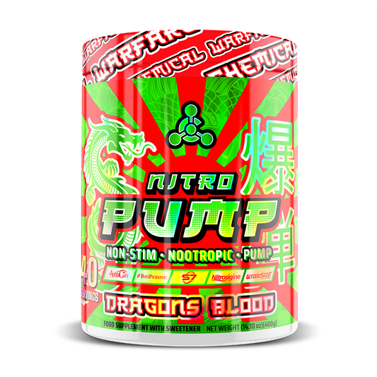 Chemical Warfare Nitro Pump 400g - Dragons Blood