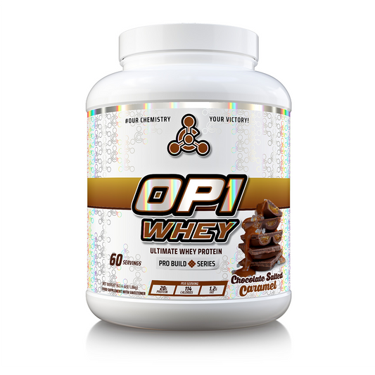 Chemical Warfare OP1 Whey Protein 1.8kg - Chocolate Salted Caramel