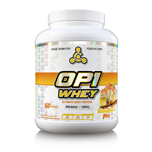 Chemical Warfare OP1 Whey Protein 1.8kg - Banoffee Pie