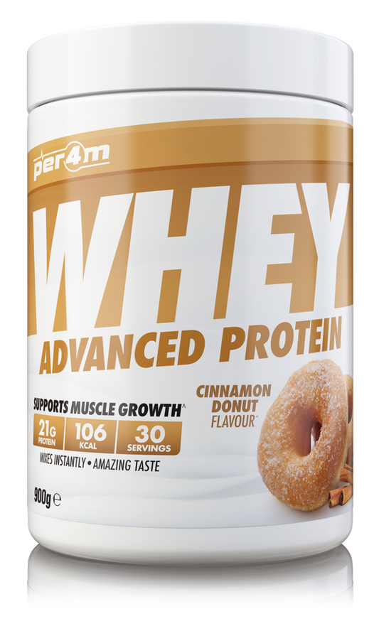 Per4m Advanced Whey Protein 900g - Cinnamon Donut
