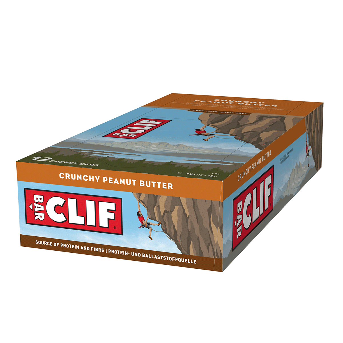 CLIF Bar 12x68g - Crunchy Peanut Butter