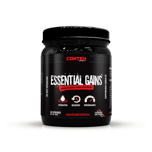 Conteh Sports Essential Gains 465g - Strawberry Lime