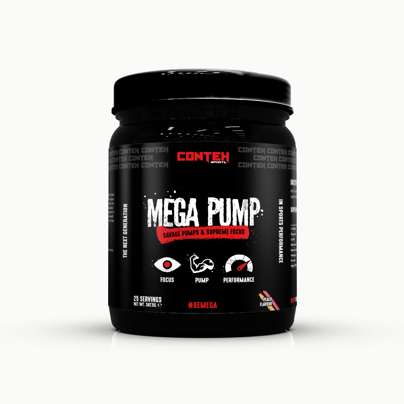 Conteh Sports Mega Pump 387.5g - Peach