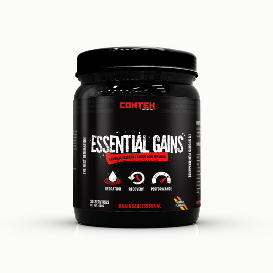 Conteh Sports Essential Gains 465g - Mango Sherbet