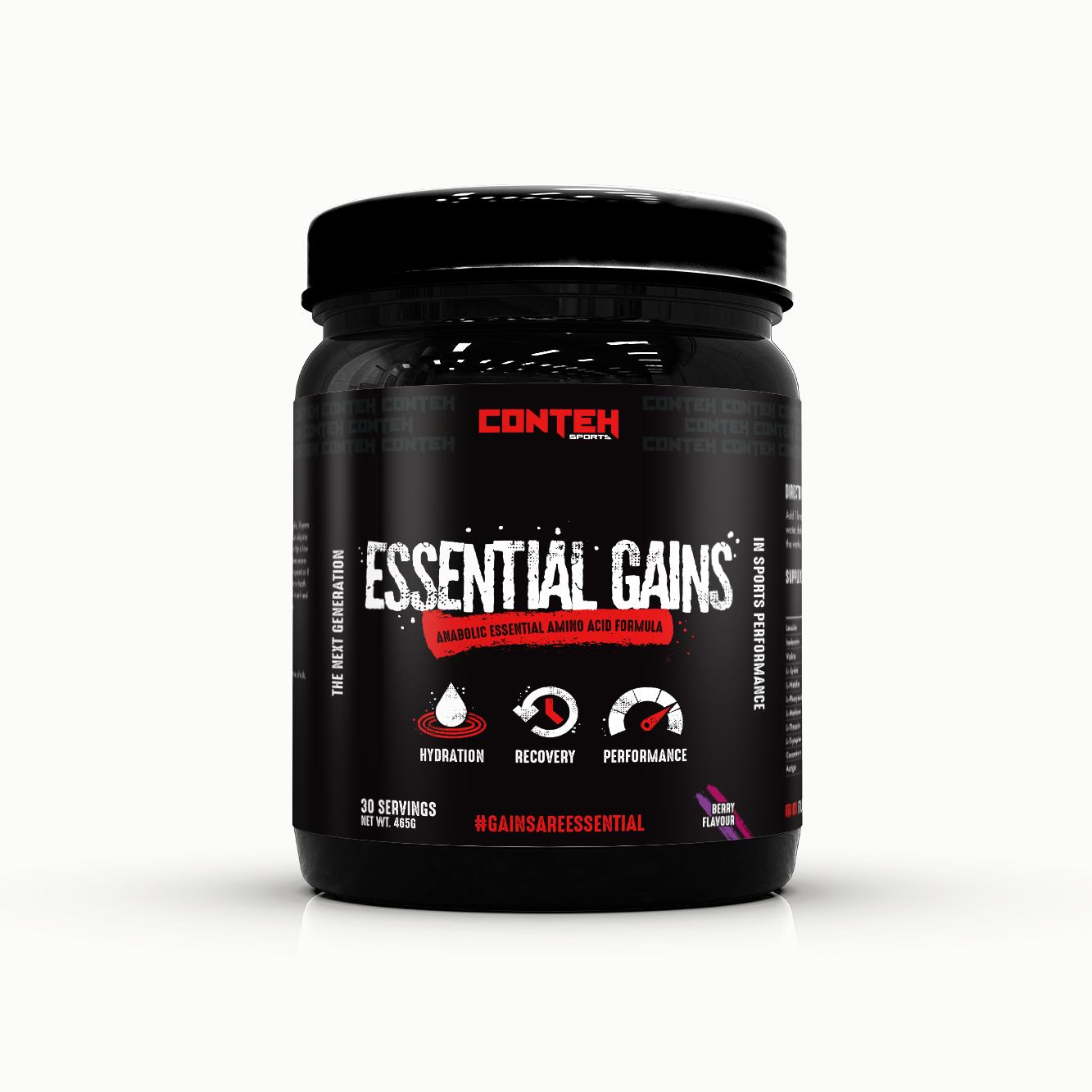 Conteh Sports Essential Gains 465g - Berry