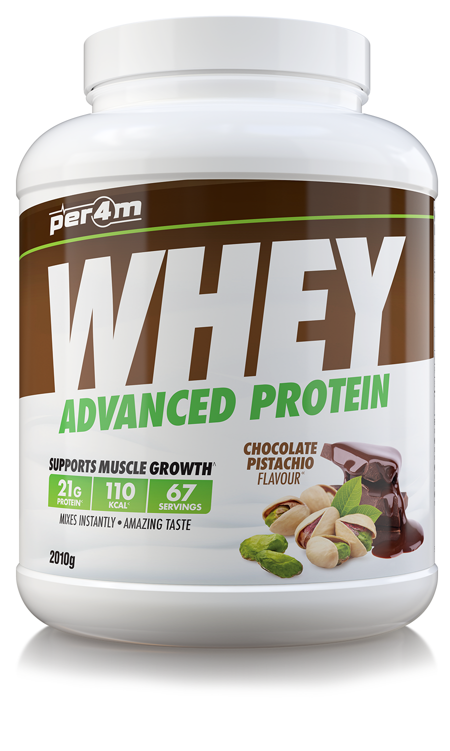 Per4m Advanced Whey Protein 2.01kg - Chocolate Pistachio