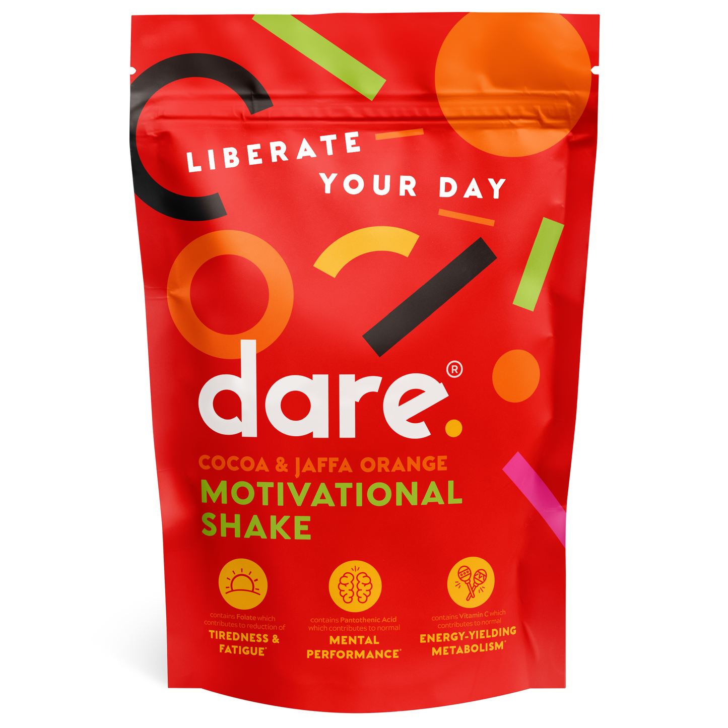DARE Motivational Shake 750g - Cocoa & Jaffa Orange