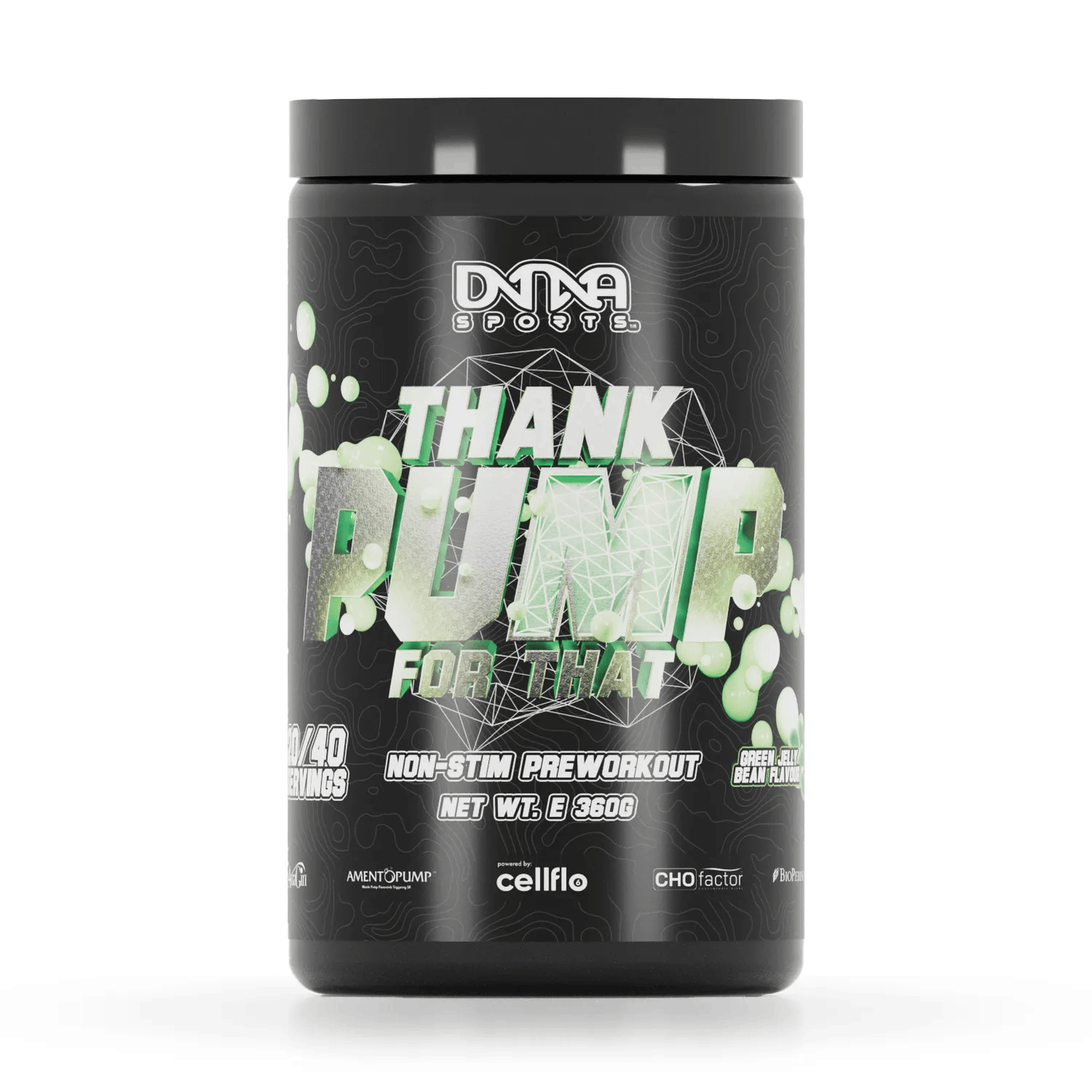 DNA Sports Thank Pump For That 360g - Green Jelly Bean