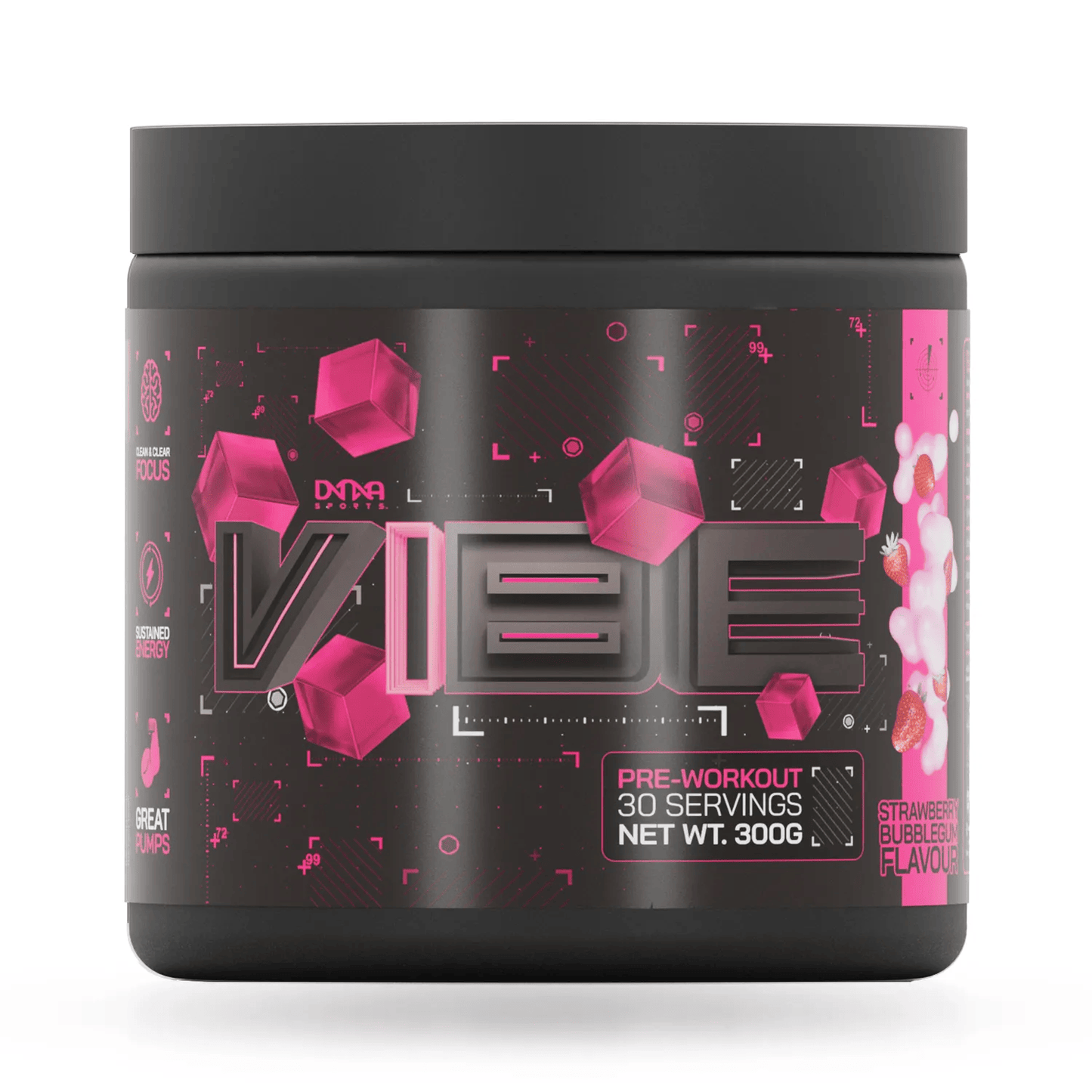 DNA Sports Vibe 300g - Strawberry Bubblegum