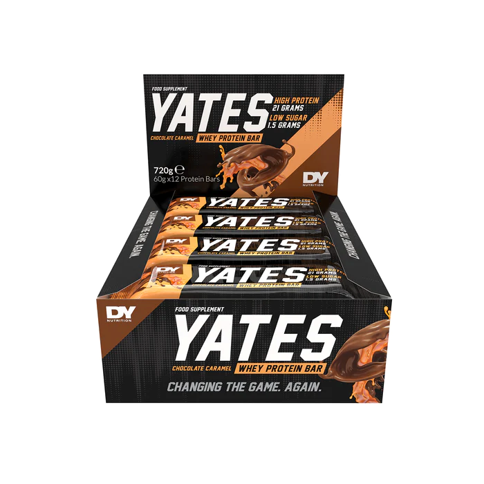 DY Nutrition Yates Protein Bar 12x60g - White Choc Peanut