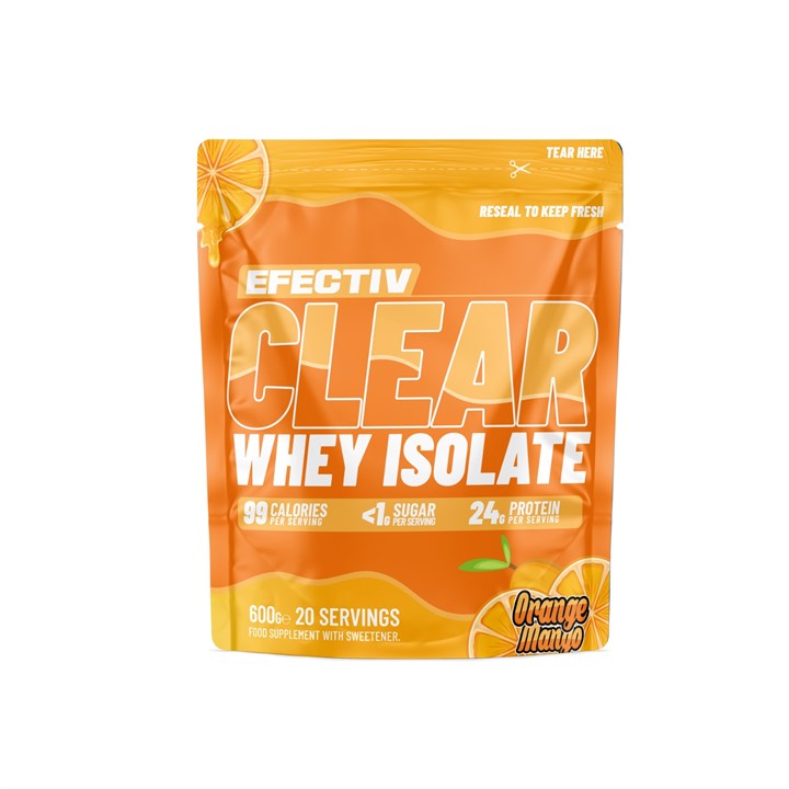 Efectiv Nutrition Clear Whey Isolate 600g - Orange Mango