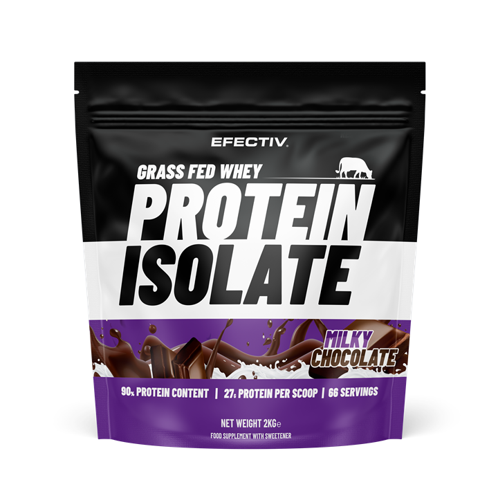 Efectiv Nutrition Grass Fed Whey Protein Isolate 2000g - Strawberry Milkshake