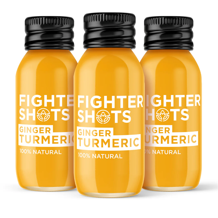 Fighter Shots 12x60ml - Ginger Collagen