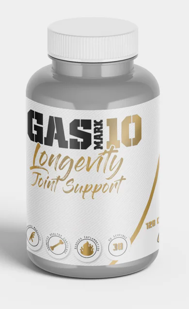 Gas Mark 10 Longevity Joint Support - 120 Caps