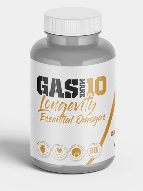 Gas Mark 10 Longevity Essential Omegas - 90 Capsules