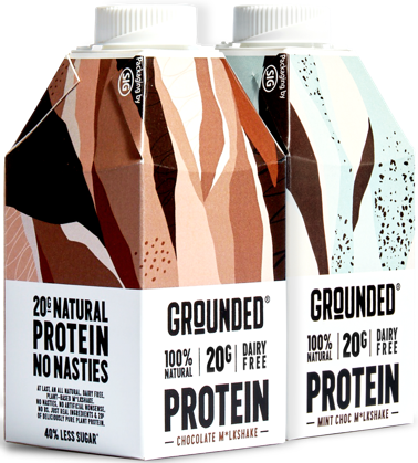 Grounded Protein M*lkshake 12x490ml - Chocolate