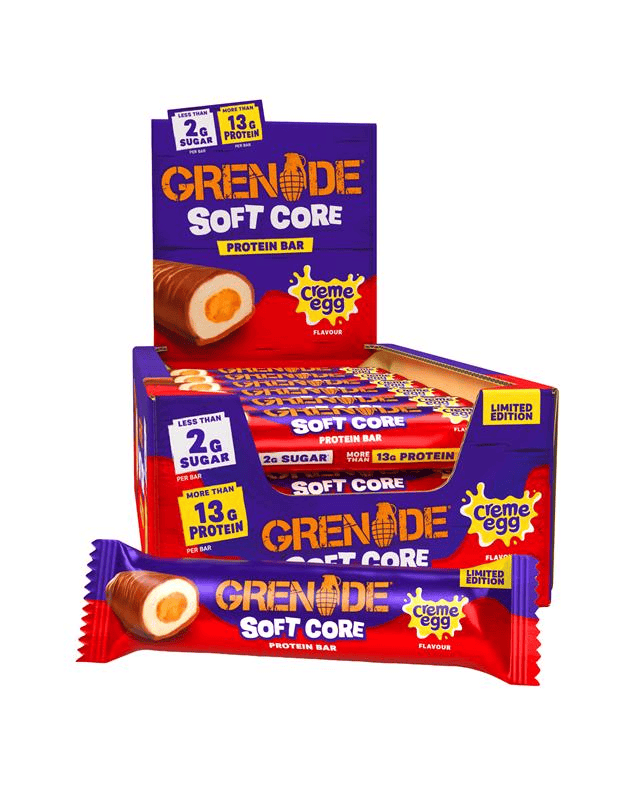Grenade Protein Bar (Soft Core) 18x45g Creme Egg (Limited Edition) - Creme Egg