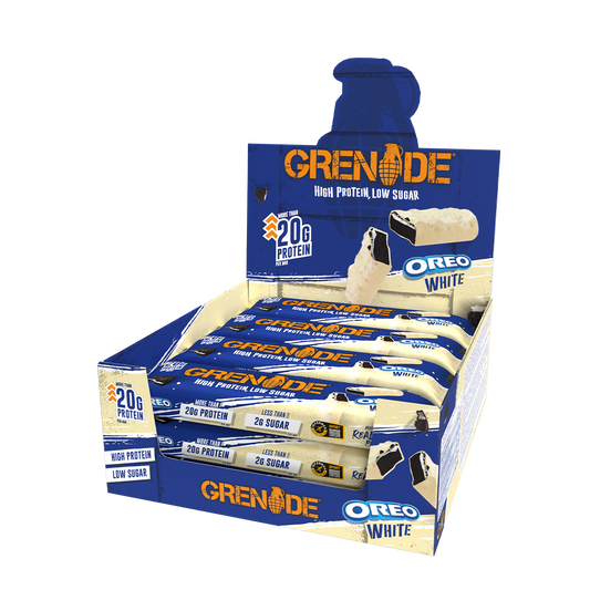 Grenade Protein Bar 12x60g - Oreo White