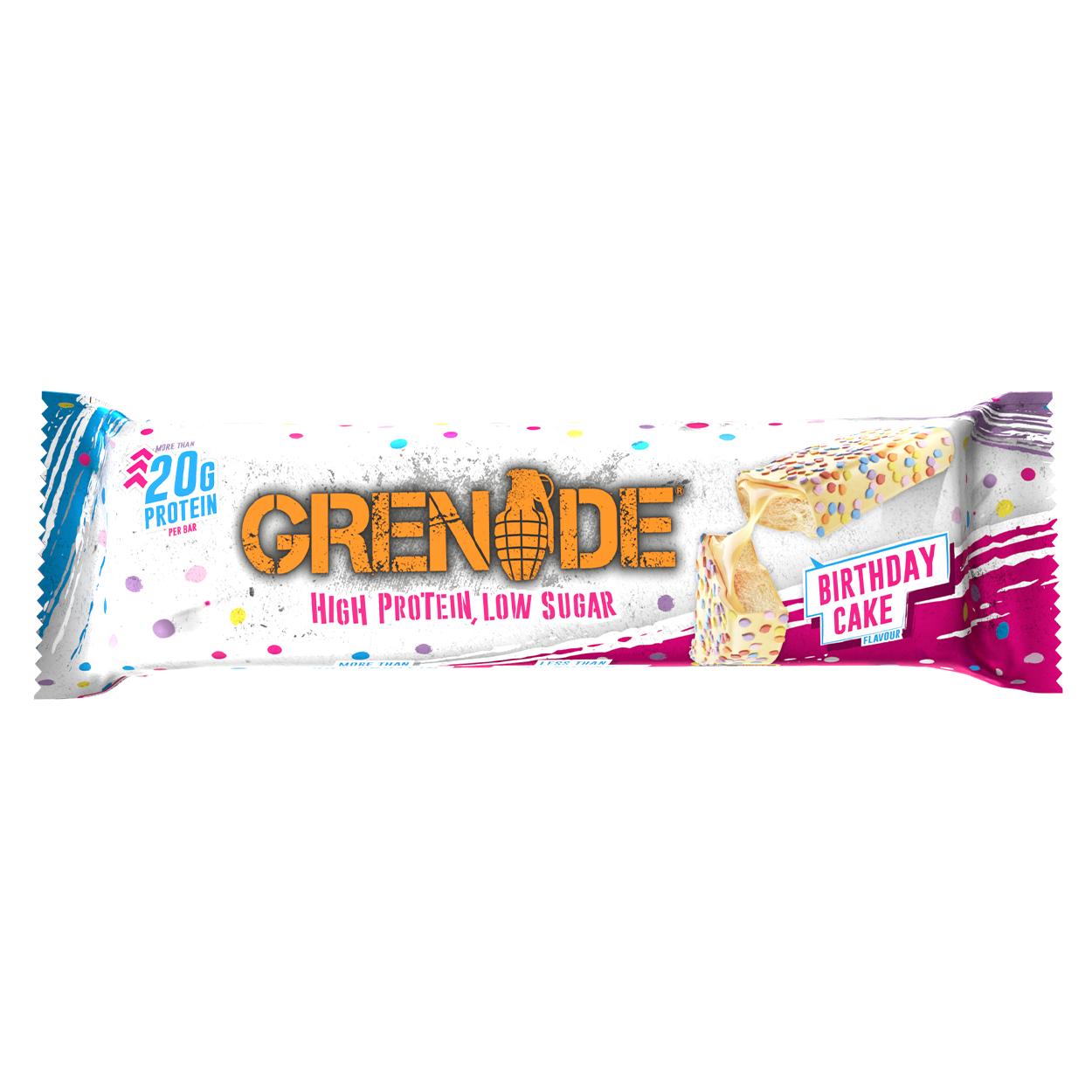 Grenade Protein Bar 60g - Birthday Cake