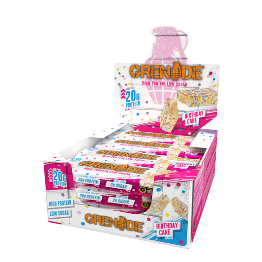 Grenade Protein Bar 12x60g - Birthday Cake