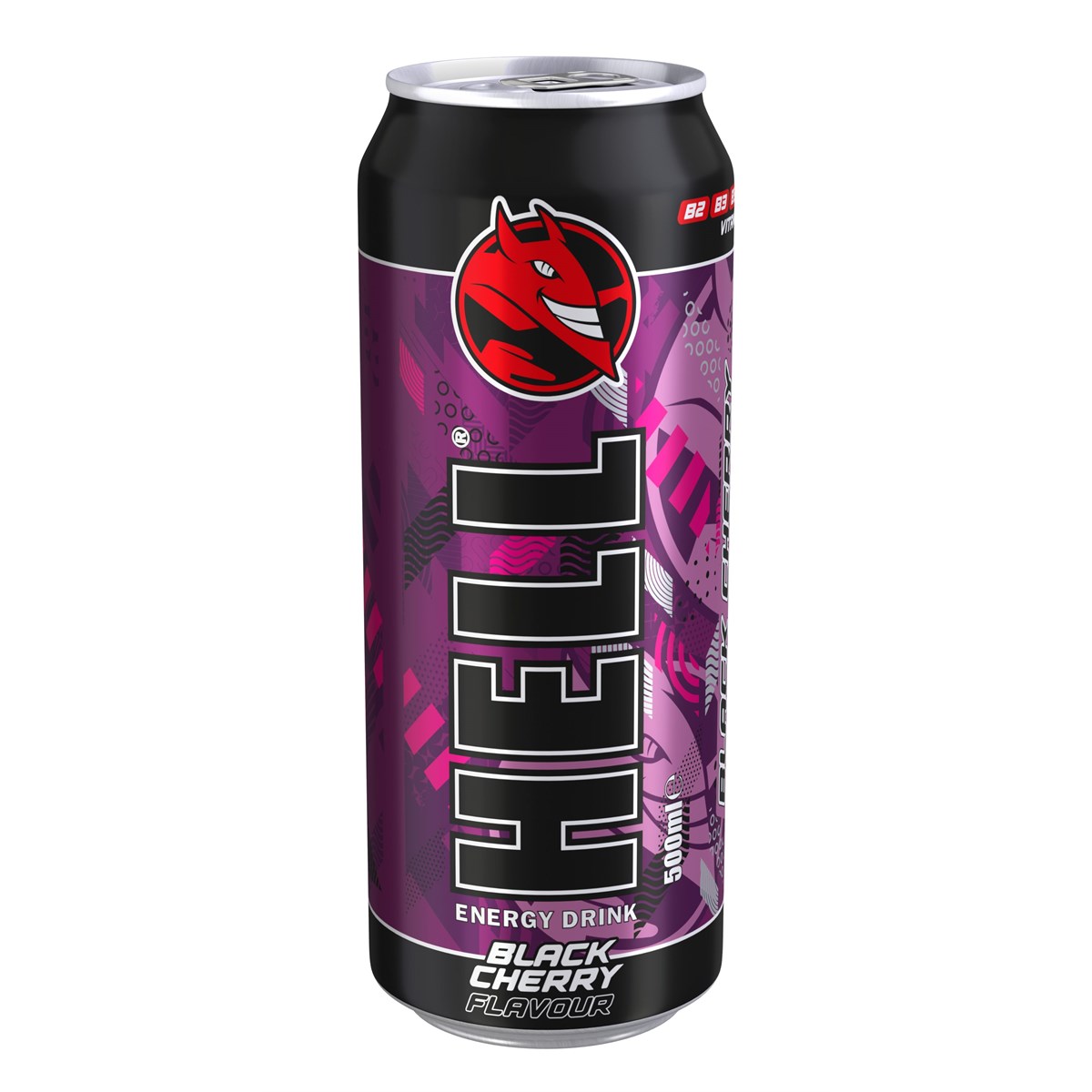 Hell Energy Energy Drink 12x500ml - Black Cherry