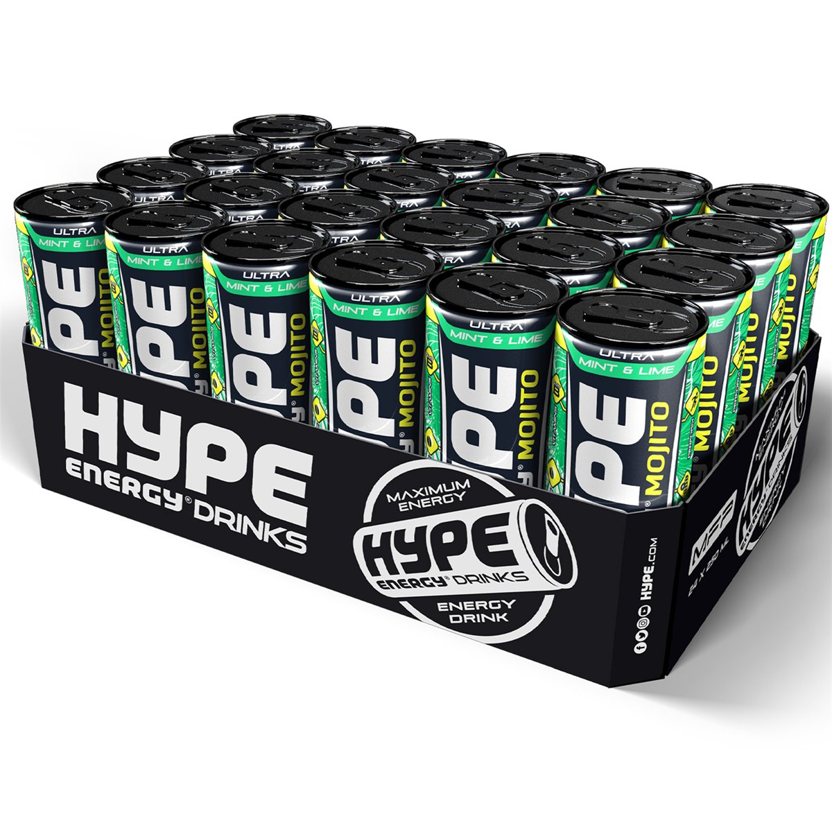 HYPE Energy 24x250ml - Mojito Mint & Lime