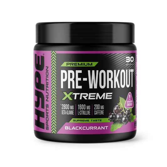 HYPE Pre Workout Powder 300g - Blackcurrant