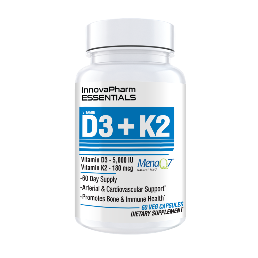 Innovapharm D3+K2 - 60 Capsules