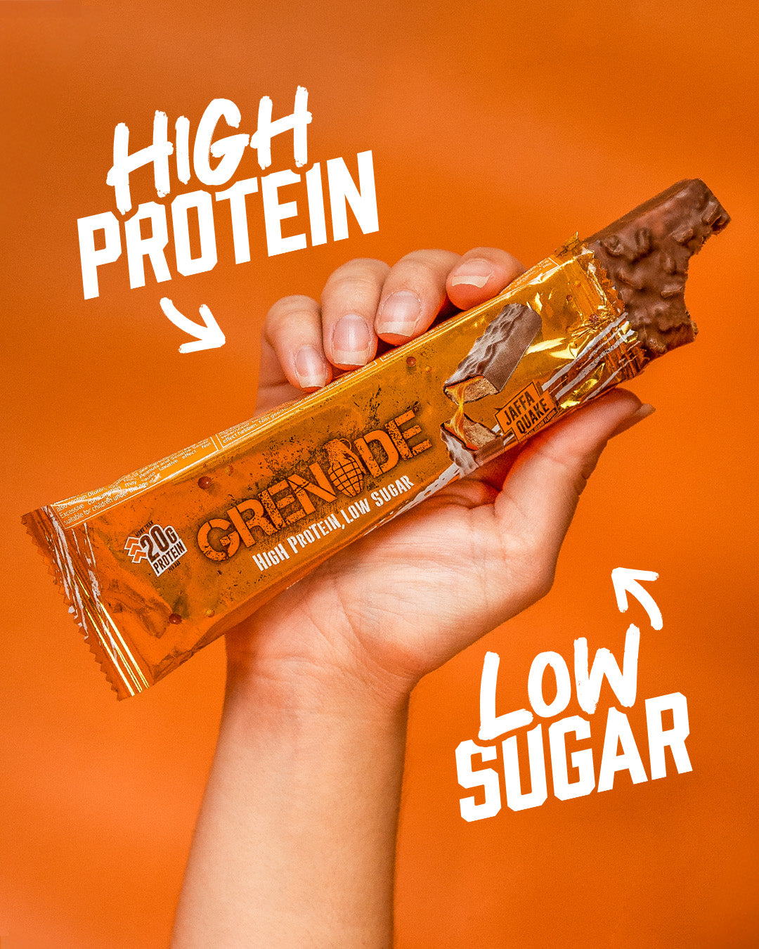 Grenade Protein Bar 60g - Jaffa Quake