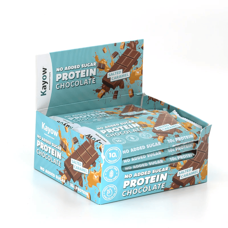 Kayow Nutrition No Added Sugar Protein Chocolate 12x40g - White Chocolate