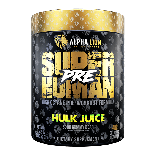 Alpha Lion SuperHuman Pre Workout 342.3g - Hulk Juice