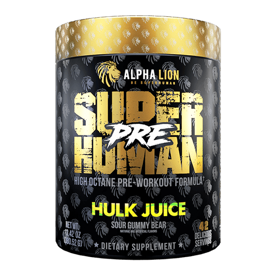 Alpha Lion SuperHuman Pre Workout 342.3g - Hulk Juice