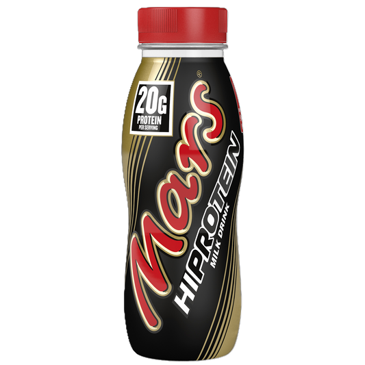 Mars High Protein Milk Drink 12x250ml - Chocolate, Malt, Peanut & Caramel (Snickers)