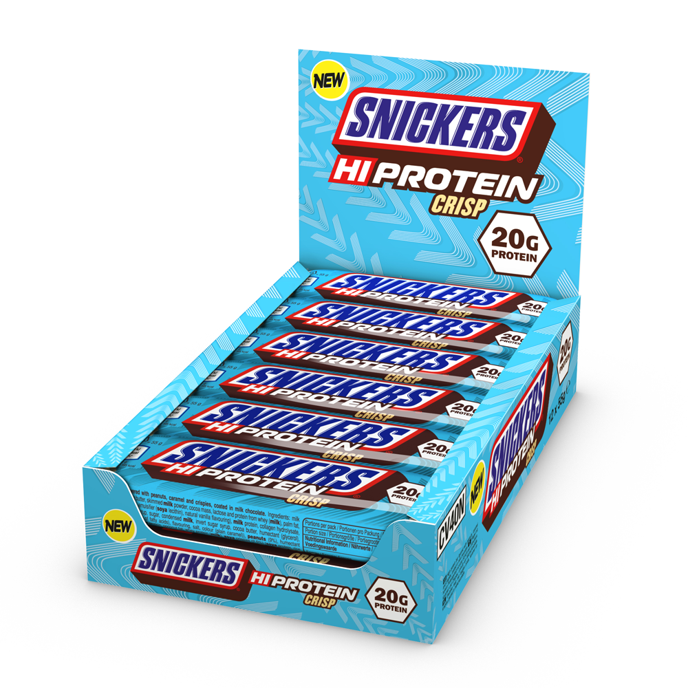 Snickers Hi-Protein Bars 12x55g - Peanut Butter