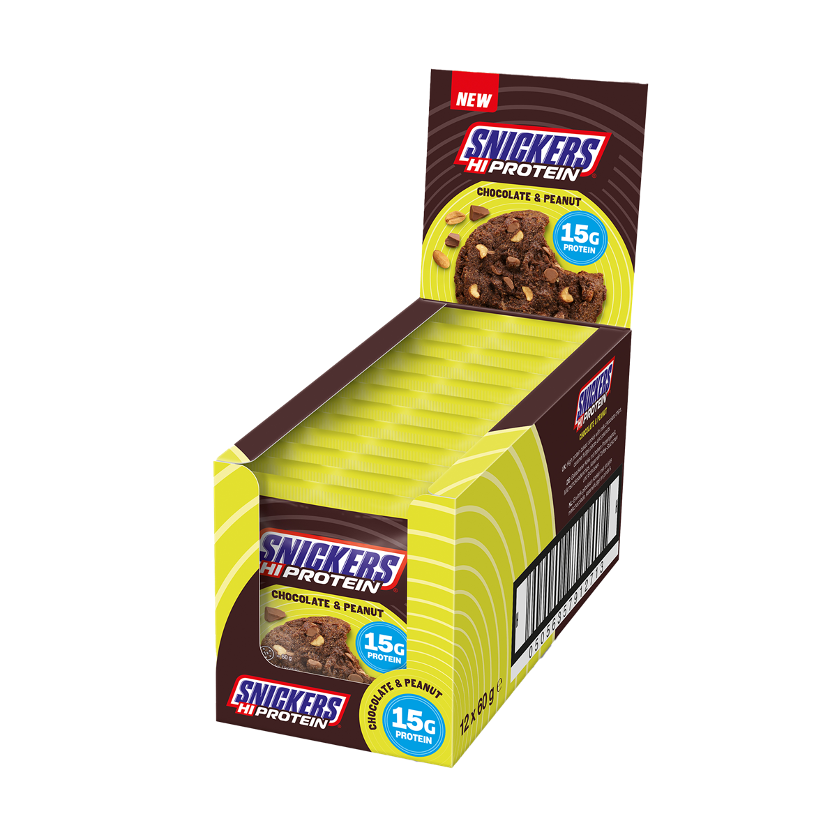 Snickers Protein Cookie 12x60g - White Chocolate