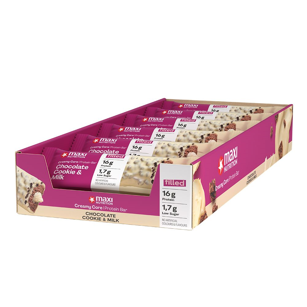 MaxiNutrition Creamy Core Protein Bar 12x45g - Blueberry Muffin